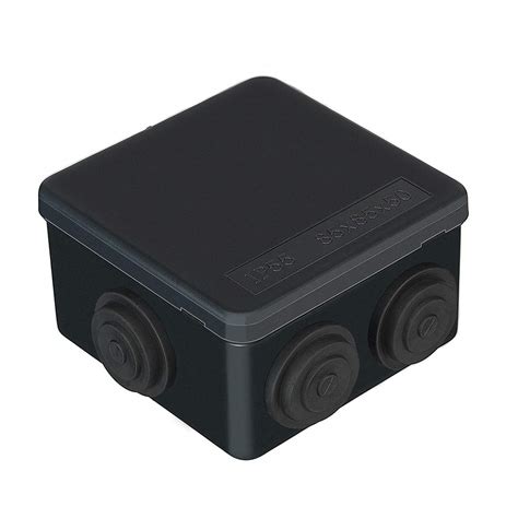 black outdoor junction box|weatherproof junction box black.